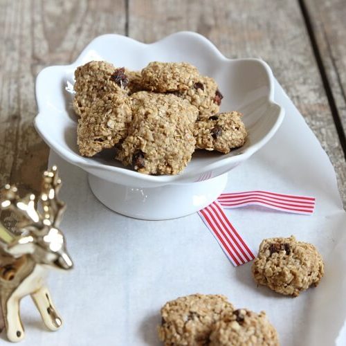 Plätzchen ohne Zucker und Ei: Bananen-Erdnuss-Cookies