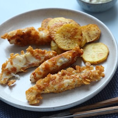 Fischstäbchen selber machen mit Remoulade