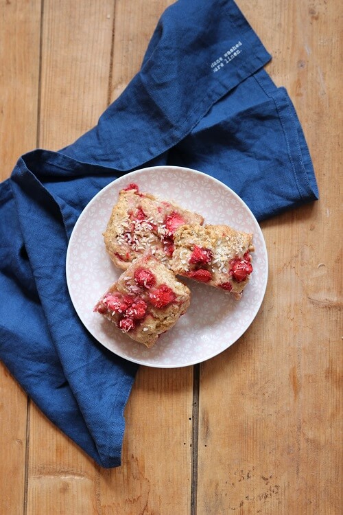 Erdbeer-Scones Rezept ohne Zucker