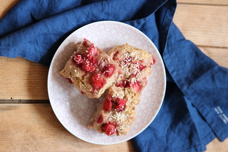 Erdbeer-Scones Rezept ohne Zucker