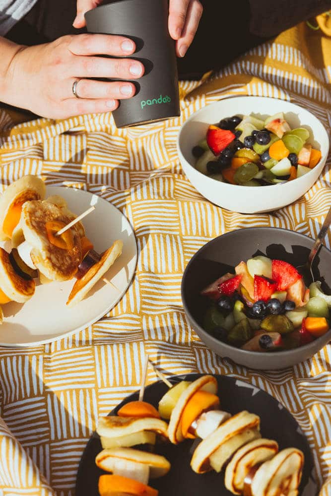 Picknick Geschirr aus Bambus von Pandoo