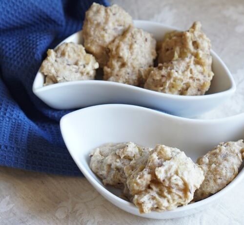 Apfelkekse ohne Zucker backen - Unser BLW Rezept für vegane Apfelwölkchen