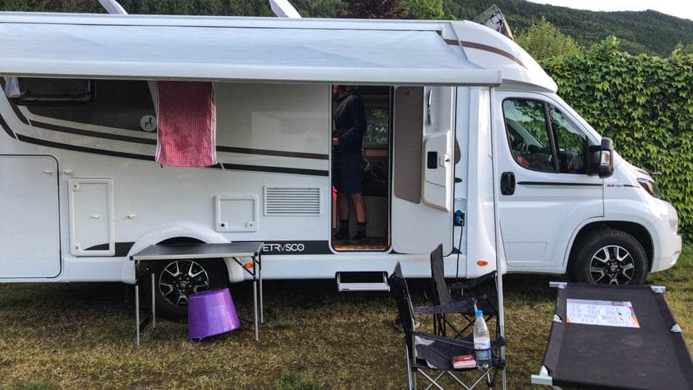 Camping mit dem Etrusko Wohnmobil