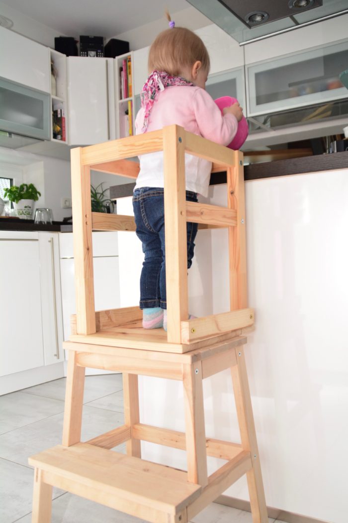 Lernturm für Küche selbst bauen - Ikea Hack