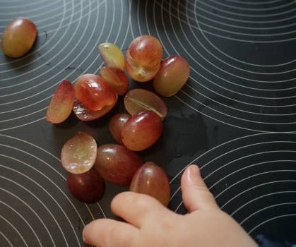 Ungeeignete Lebensmittel Trauben - prallelastisch