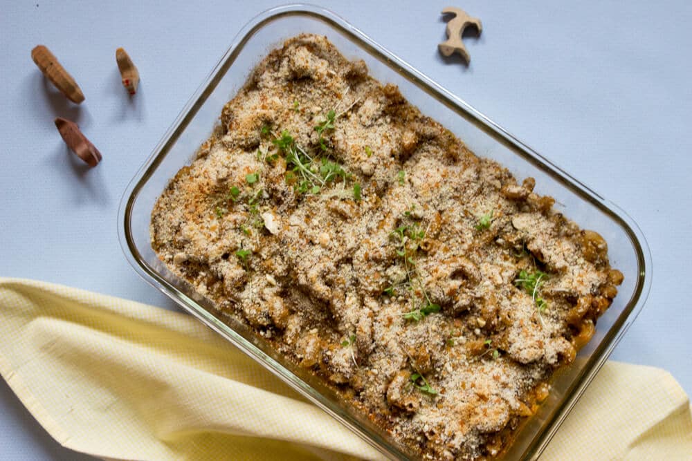 Gesundes Nudelauflauf-Rezept für Kinder