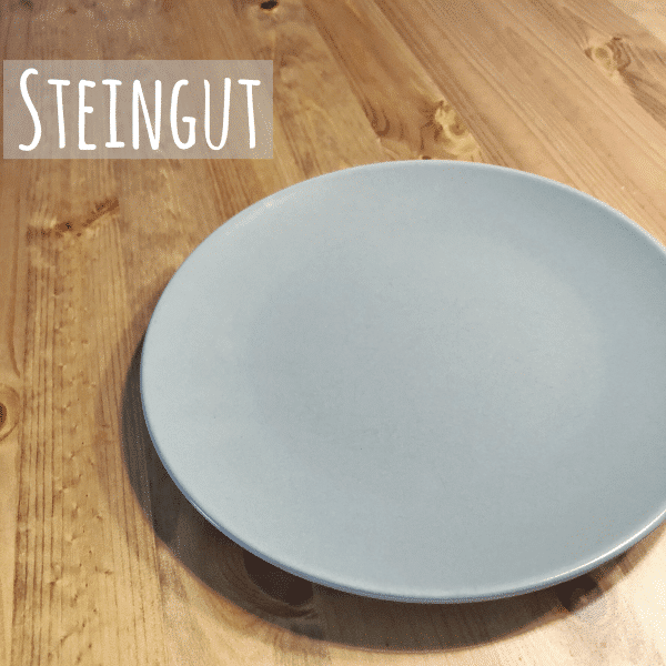 Essteller aus Steingut - Teller für breifrei Rezepte und BLW Gerichte