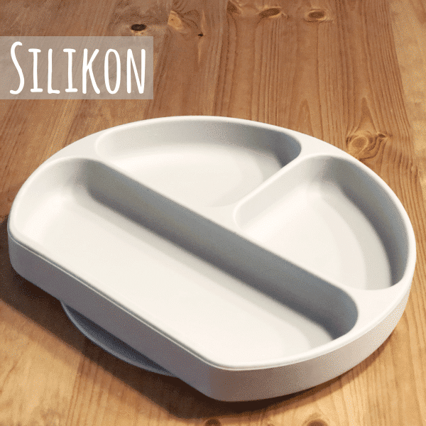 Essmatte für Babys aus Silikon mit Saugnapf