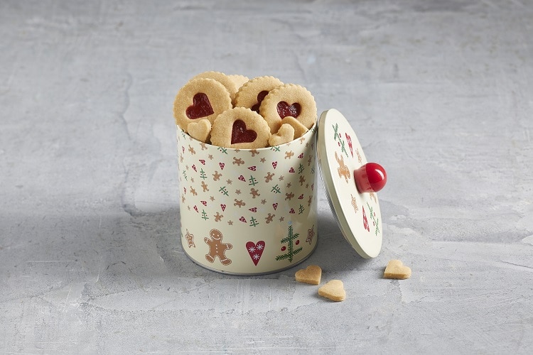 Plätzchen mit zuckerfreier Marmelade