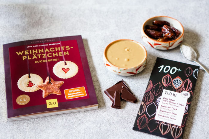 Zuckerfreie Schokolade von Vivani - Pralinen mit Erdnussmus und Meersalz