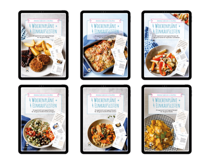 Wochenplan für 1 Jahr - Rezepte für Babys ab Beikoststrart und für die ganze Familie - breifrei und BLW