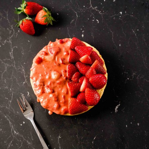 Erdbeerkuchen ohne Zucker für Babys