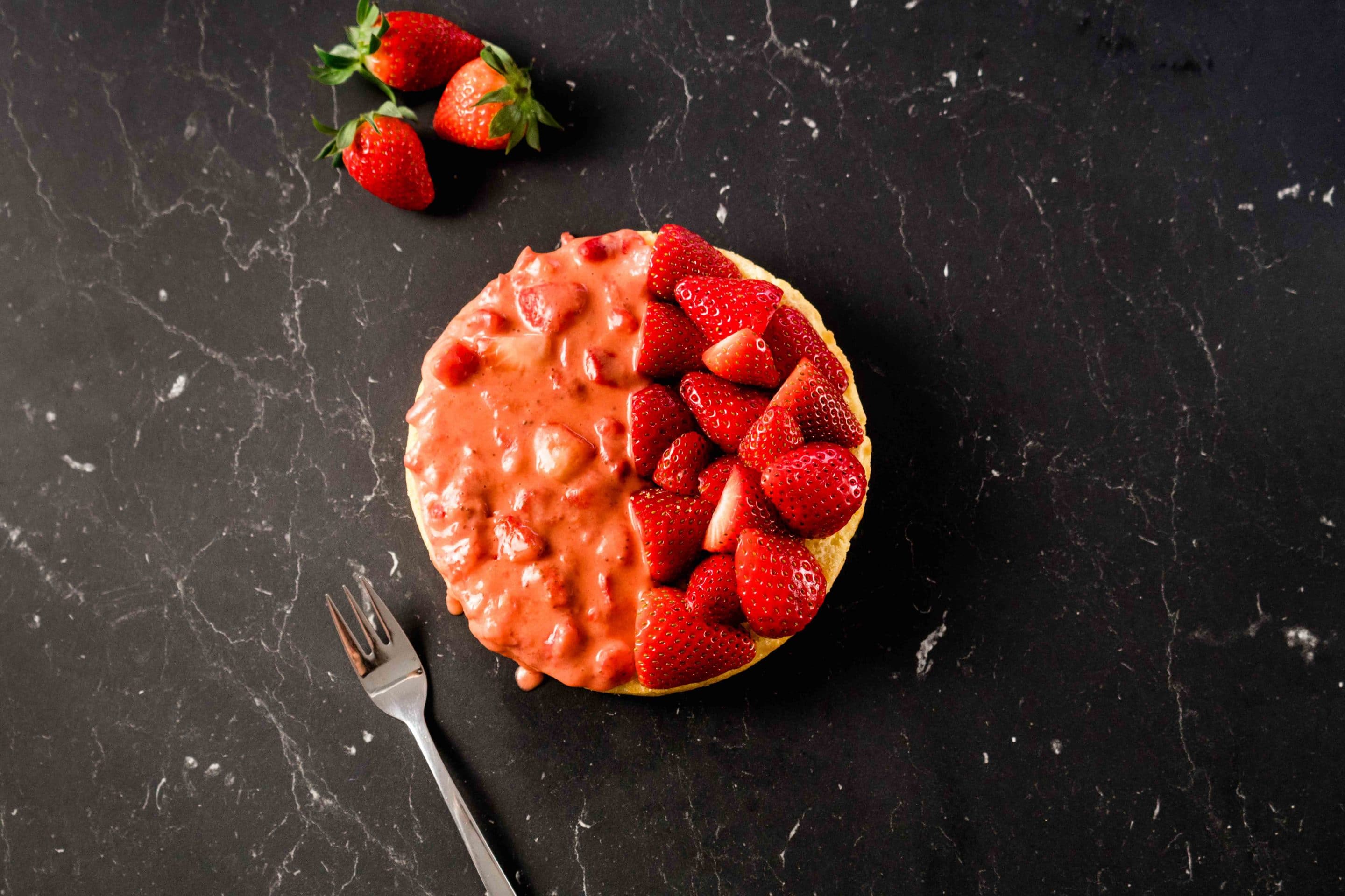 Erdbeerkuchen ohne Zucker für Babys