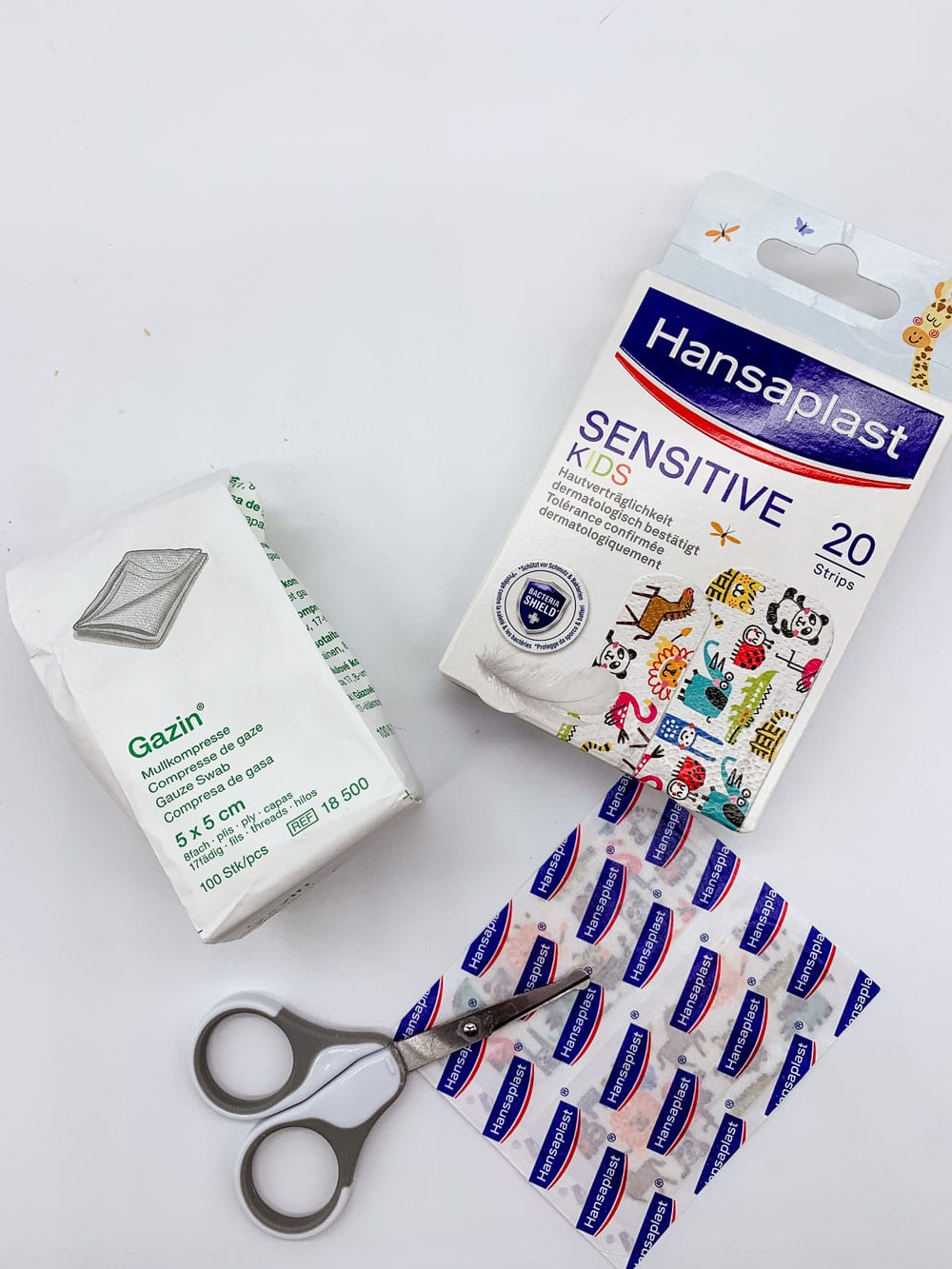 Hausapotheke Baby Verbandszeug