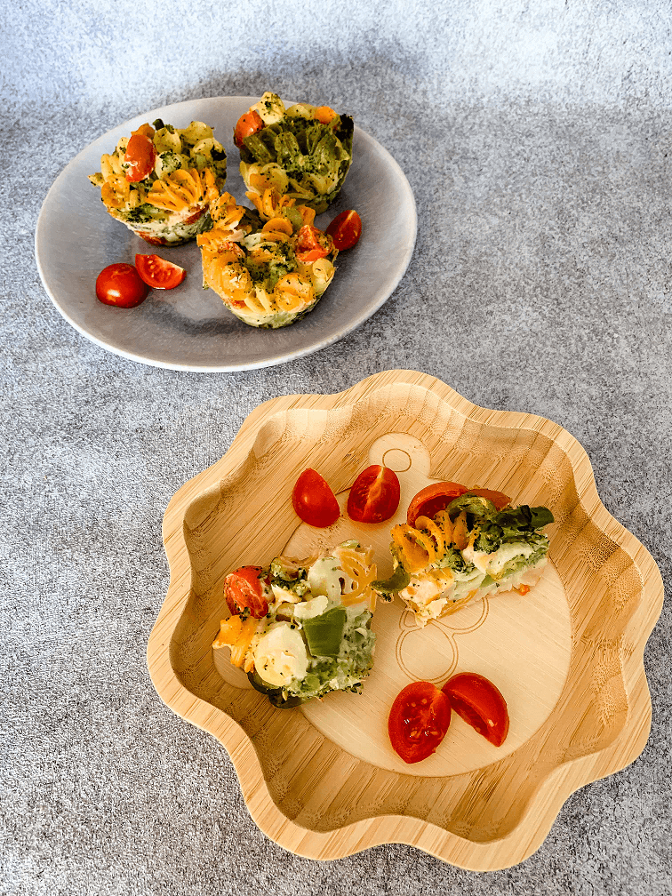 Picknick mit Baby Nudelmuffins