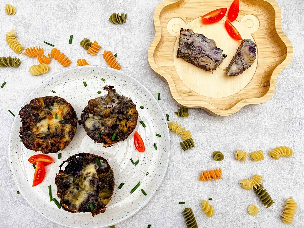 Vegane Nudelmuffins für Kinder