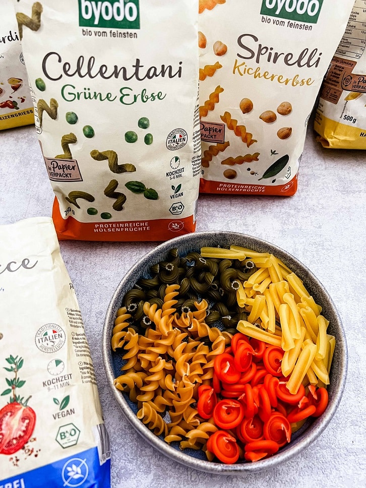Nudeln für Kinder: Proteinreich aus Hülsenfrüchten