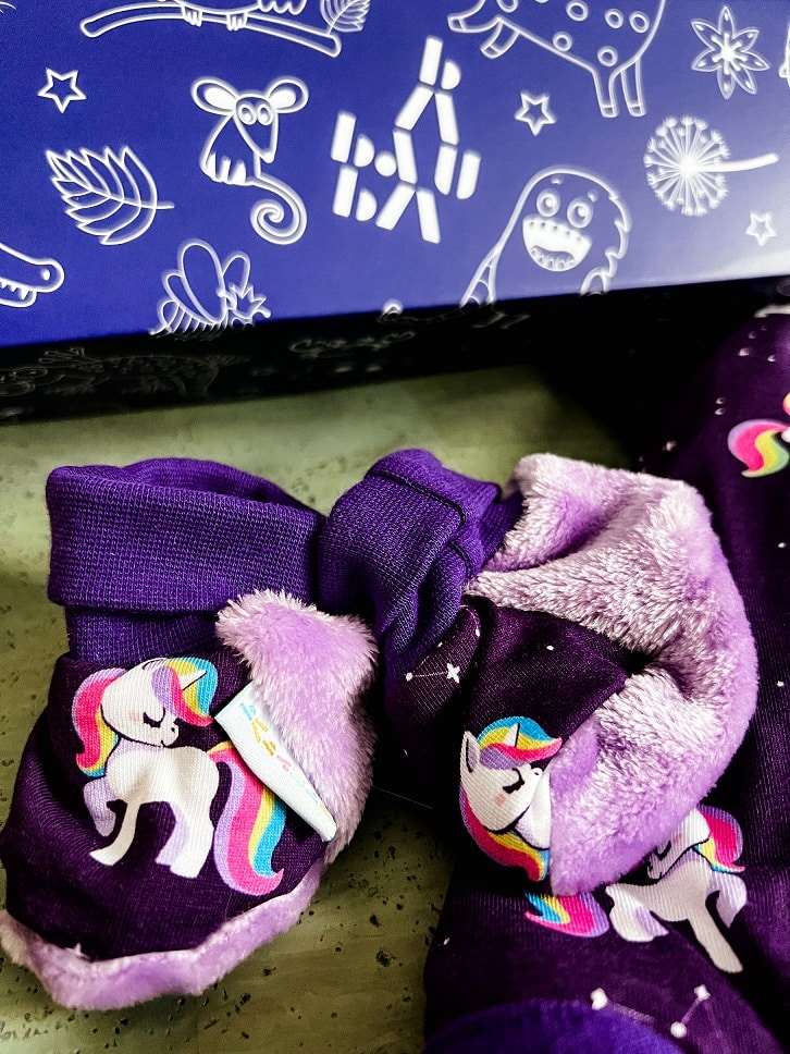 Geschenke zur Geburt: Newborn Set mit Fleeceschühchen